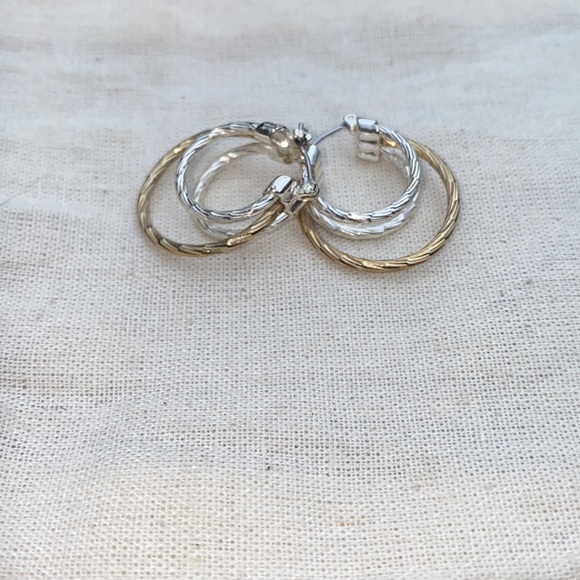 3 Hoop Earrings - Picture 2 of 2